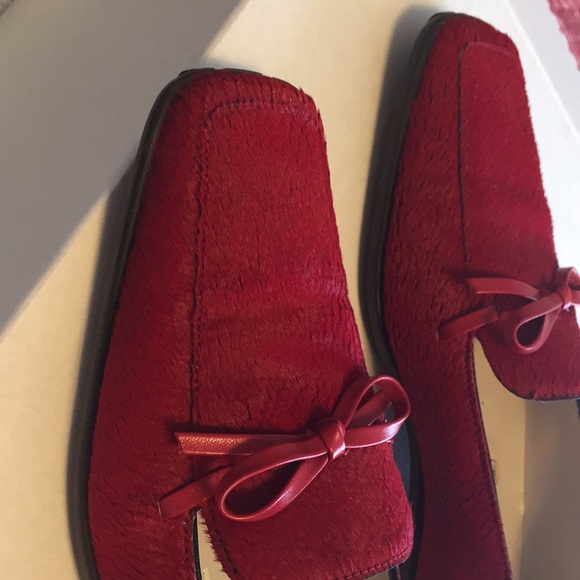 Chanel Loafers size 36 Red w Leather and Fur - Picture 5 of 15